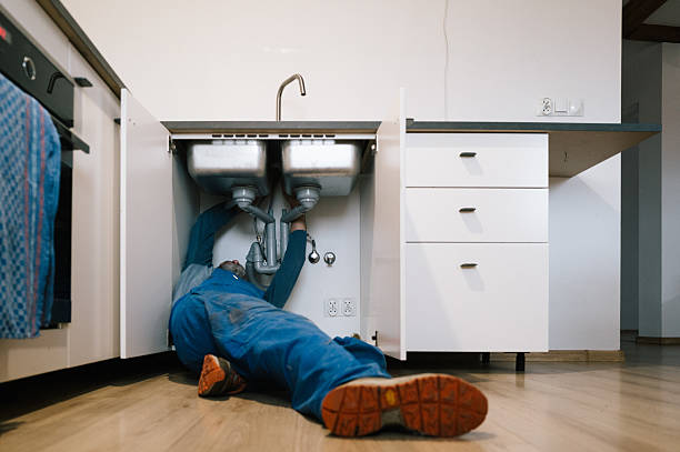 Professional Drain Cleaning technician working in Dayton, VA